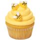 Icing Decorations 18 Per Pkg Bumblebees