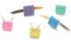 Creative Impressions Painted Metal Paper Fasteners 3mm 100/P Square Pastel