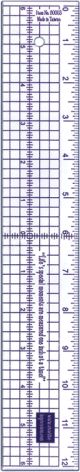 Acrylic Ruler 12 Inch Metal Edge