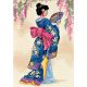 Dimensions per Gold Petite Counted Cross Stitch Kit 18 Count Elegant Geisha 18 Count