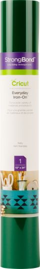 Cricut Everyday Iron On Vinyl 12 inch X24 inch Roll Kelly