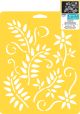 Stencil Mania Stencil 7 Inch X10 Inch Climbing Vines