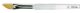 Soft Grip Golden Taklon Dagger Brush 3/8 inch Width