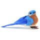 Mushroom Bird with Wire 3.5 inch Eastern Bluebird