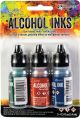 Tim Holtz Alcohol Ink .5oz 3 Per Pkg Rustic Lodge Bottle Terra Cotta Denim
