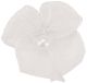 Offray Ribbon Bows 10 Per Pkg White Sheer