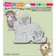 Stampendous House Mouse Cling Stamp Baby Blocks