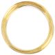 Memory Wire Large Bracelet .62mm .5oz Gold Plated 30 Coils