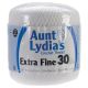 Aunt Lydias Extra Fine Crochet Thread Size 30 Whi