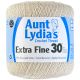 Aunt Lydias Extra Fine Crochet Thread Size 30 Natural