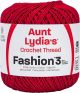 Aunt Lydia s Fashion Crochet Thread Size 3 Scarlet