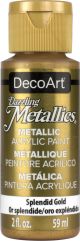 DecoArt Dazzling Metallics Acrylic Paint 2oz Splendid Gold