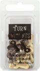 Metal Turn Mounts 50 Per Pkg Antique