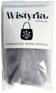 Wistyria Editions Wool Roving 12 Inch .22oz Soft Grey