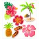 Jolees Boutique Dimensional Stickers Hawaiian