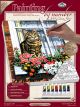 Paint By Number Kit Artist Canvas Series 9 Inch X12 Inch Cat In The Window