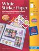 Avery Ink Jet Sticker Paper with CD 8.5 inch X11 inch Matte White 5 Per Pkg