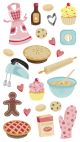 Sticko Stickers Baking Glitter