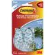 Command Medium Hooks Clear 2 Hooks and 4 Strips