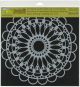 Crafters Workshop Template 12 Inch X12 Inch Scalloped Mandala