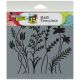 Crafters Workshop Template 6 Inch X6 Inch Wildflowers