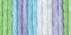 Lily Sugarn Cream Yarn Stripes Violet Pack of 1 Skein