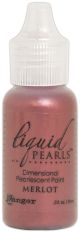 Liquid Pearls Dimensional Pearlescent Paint .5oz Merlot 1 pack 1 piece