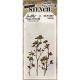 Tim Holtz Layered Stencil 4.125 Inch X8.5 Inch Wildflower