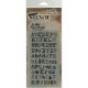 Tim Holtz Layered Stencil 4.125 Inch X8.5 Inch Typo