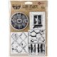Finnabair Cling Stamps 6 inch X7.5 inch Old Town