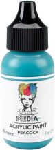 Dina Wakley Media Acrylic Paint 1oz Peacock 1 pack of 1 piece