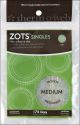 Zots Singles Clear Adhesive Dots Medium 3 8 inch X1 64 inch Thick 175 Per Pkg