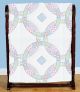 Jack Dempsey Stamped White Quilt Blocks 18 inch X18 inch 6 Per Pkg Patchwork Wedding Rings