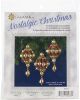 Nostalgic Christmas Beaded Crystal Ornament Kit Ruby and Gold Baroque Drops Makes 4