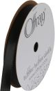 Offray Single Face Satin Ribbon 3 Per 8 Inch X18 Black