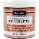 Americana Decor Outdoor Living Metallic Paint 8oz Rose Gold