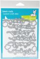 Lawn Cuts Custom Craft Die Big Scripty Words