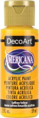 Americana Acrylic Paint 2oz Saffron Yellow Semi Opaque