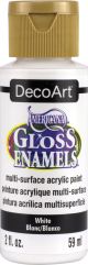 Americana Gloss Enamels Acrylic Paint 2Oz White