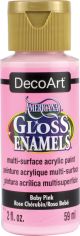 Americana Gloss Enamels Acrylic Paint 2oz Baby Pink