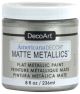 Americana Decor Matte Metallics 8oz Soft Silver