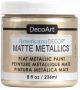 Americana Decor Matte Metallics 8oz Ivory Pearl