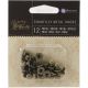 Prima Marketing Memory Hardware Embellishments Metal Knobs .25 inch 12 Per Pkg
