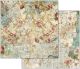 Stamperia Double Sided Cardstock 12Inch X12Inch Time Is An Illusion Floral Texture