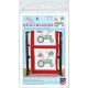 Jack Dempsey Stamped White Quilt Blocks 18 Inch X18 Inch 6 Per Pkg Tractor