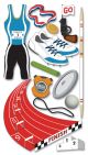 Jolees Le Grande Dimensional Stickers Track and Field