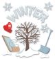 Jolee S Boutique Dimensional Stickers Winter