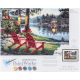 Paint Works Paint By Number Kit 20 inch X14 inch Adirondack Evening