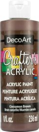 Crafters Acrylic All Purpose Paint 8oz Cinnamon Brown