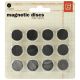 Magnetic Discs .625 inch 12 Per Pkg 1 32 inch Thick